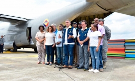 El presidente Iván Duque llegó este domingo al Chocó.