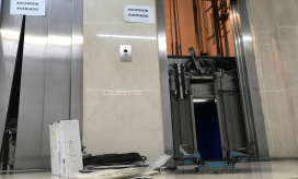Se desplomó ascensor en Bogotá