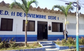 Fachada IED 11 de Noviembre sede 1. 