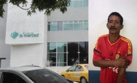 Aris Miguel Saltarín Jiménez fue capturado por arrojarle ácido a su exmujer y a su hija.