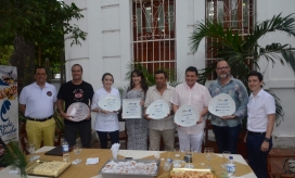 Chefs y propietarios de restaurantes en Santa Marta ganadores de los premios La Barra