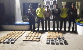 Dimar- Zona Cero Clorhidrato de cocaina incautada en un velero en el Caribe.