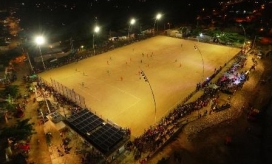 Alcaldía de Ciénaga Inauguración de cancha 'Brisas del Mar' en Ciénaga