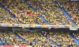 Tribunas del estadio Metropolitano. 
