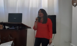 Cindy Zawady, secretaria de Cultura.
