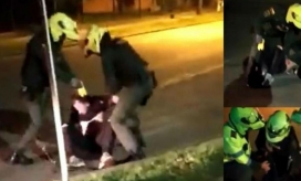 Archivo Momentos en que agredían a Javier Ordóñez.