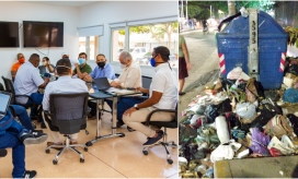 Reunión para definir situación de las basuras en Santa Marta. cortesía