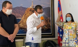 Elección de Claudia Patricia Aarón.