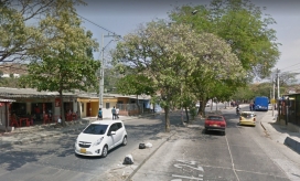 En este sector de la Avenida del Río se dio la masacre.