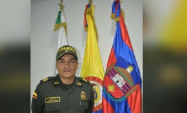 Coronel Samir Pava, comandante de la Policía del Magdalena. 