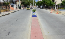 La avenida del Río, entre carrera 5 y avenida del Ferrocarril, fue una de las vías intervenidas en 2019