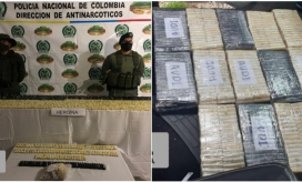 Esta droga pertenecería al Zar de la heroína en Nariño, Ebelio García o alias 'Ebelio'., 