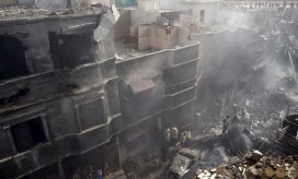Accidente aéreo en Pakistán.