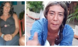 La foto de la derecha es la imagen más reciente que tienen de la mujer.