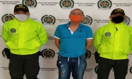Él es Celino Ospino, capturado por extrosión.