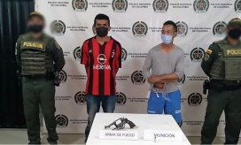 Capturados por homicidio en El Banco.