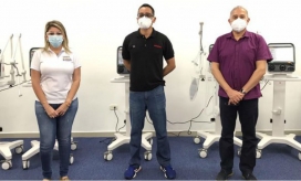 Entrega de ventiladores.