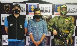 Kevin Alberto Calderón Padilla, capturado por extorsión.