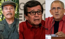 Nicolás Rodríguez Bautista, Israel Ramírez Pineda y Eliécer Erlinto Chamorro Acosta.