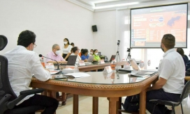 Autoridades del departamento se reunieron.