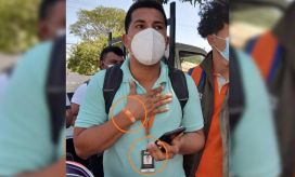 Este fue uno de los funcionarios que hizo parte del operativo.