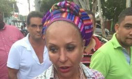 Piedad Córdoba y a su espalda Alex Saab.