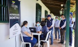 Inspección de elecciones en zona de frontera.