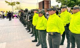 Policía Metropolitana de Santa Marta.