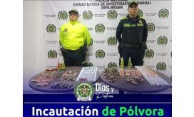 Pólvora Incautada.
