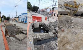 Obra vial en el barrio Pescaíto sigue sin ser atendida por parte del ESSMAR