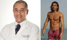 Cirujano colombiano Edwin Arrieta Arteaga y Daniel Sancho
