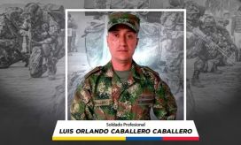 Ejercito Nacional Luis Orlando Caballero Caballero fue la víctima mortal del ataque terrorista