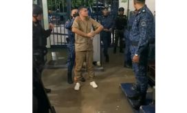 Captura de pantalla. Llegada de alias Satanás a la cárcel de máxima seguridad La Tramacúa de Valledupar.