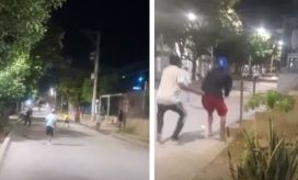 Cortesía Enfrentamientos en plena vía pública