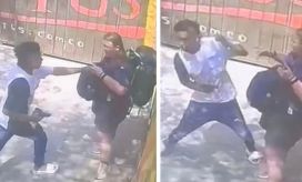 Imágenes del atraco