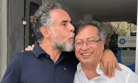 Armando Benedetti y Gustavo Petro.