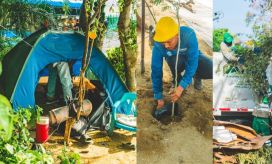 Jornada de recuperación del Parque Sesquicentenario.