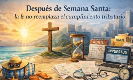 Después de Semana Santa: la fe no reemplaza el cumplimiento tributario
