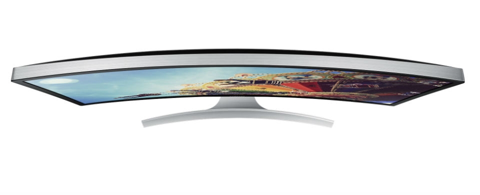Así se ven los monitores curvos de Samsung para PC.