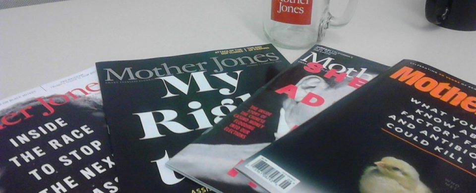 Mother Jones también produce una revista impresa bimensual.