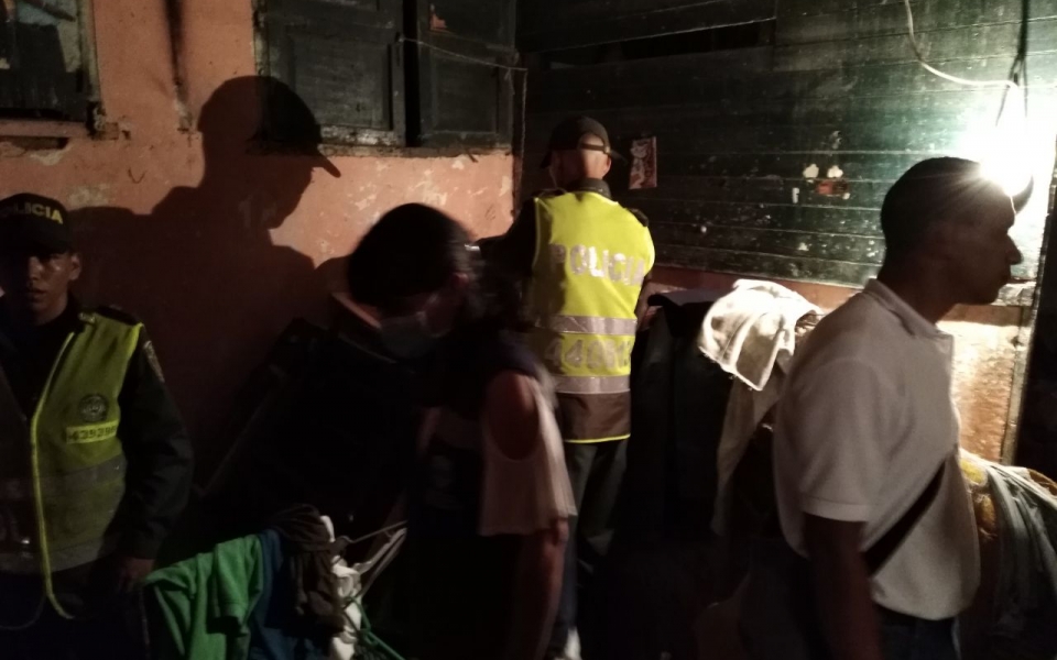 Policía Santa Marta Imágenes del operativo de la Policía de Santa Marta en el Centro Histórico.