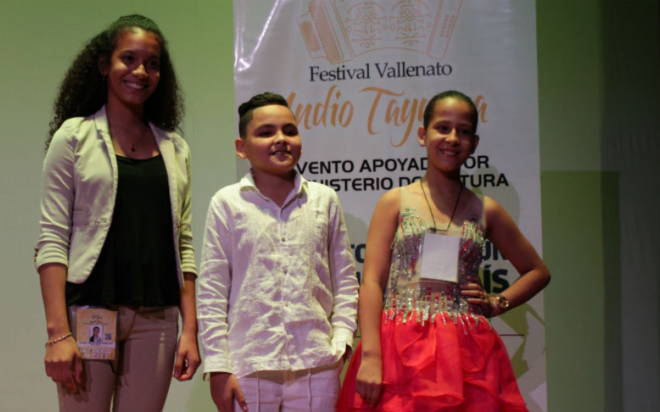 Ganadores en la modalidad voz categoría juvenil.