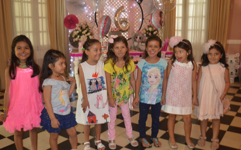 Oscar Mejía-Seguimiento. Mariana Cotes, Mariana García, Eloisa Noguera, Valeria Polo, Samanta Polo y Fiorera Pujana.