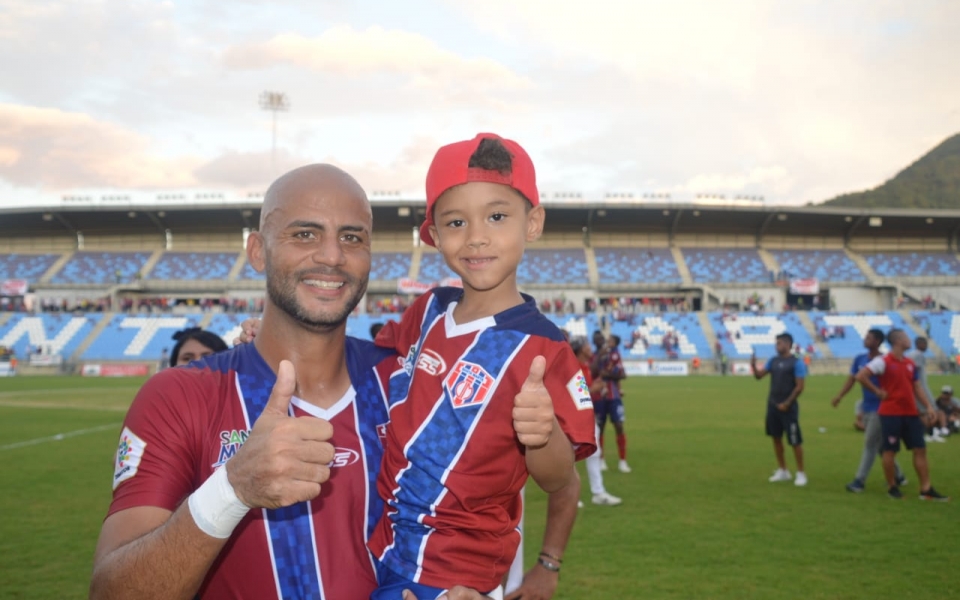 Oscar Mejía - Seguimiento.co Los jugadores celebraron y dejaron ver su emoción por el triunfo.