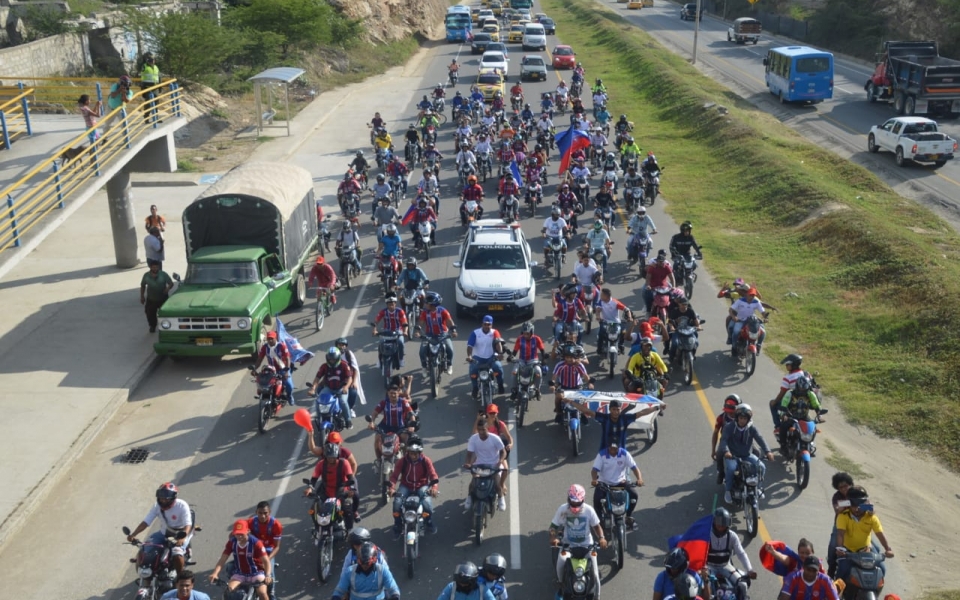 Santa Marta celebra la vuelta a la A. 