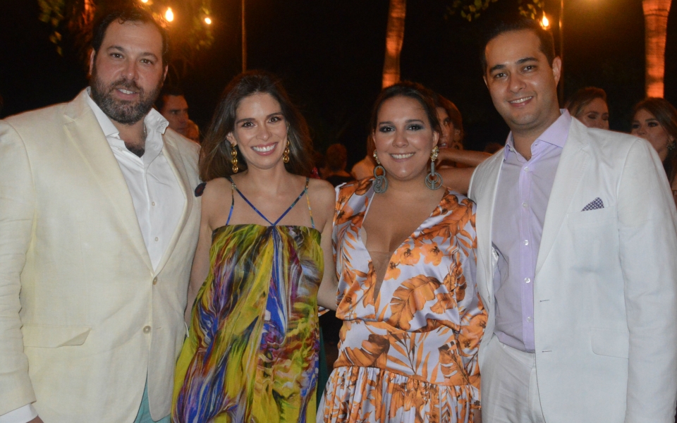 Pedro Dávila, Verónica Zúñiga, Karina Daza y Felipe Aroca