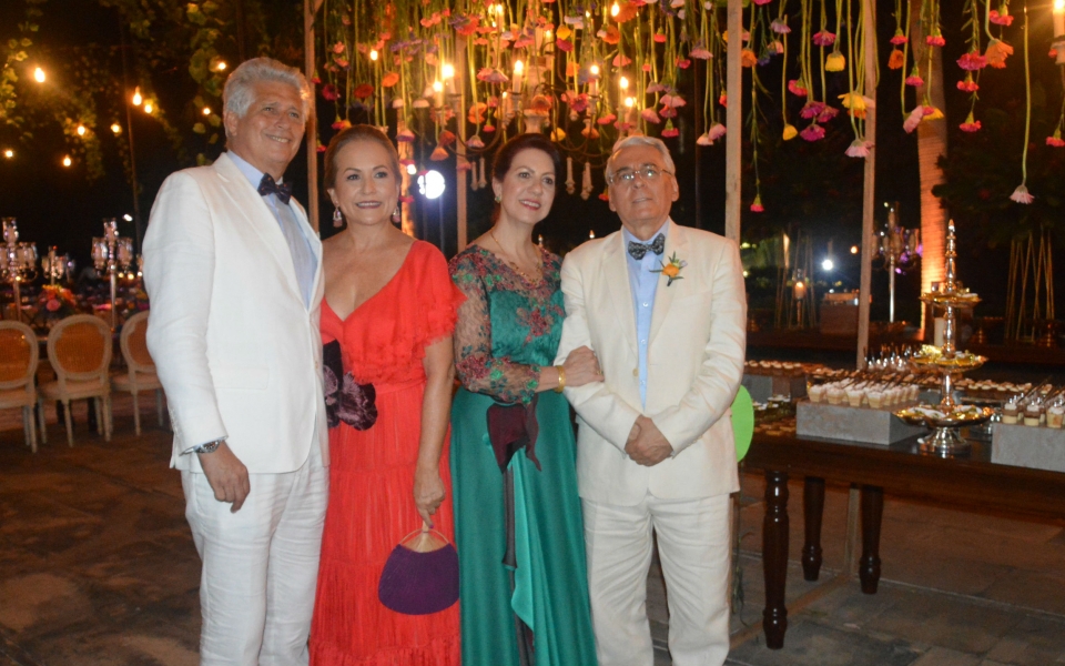 Juliao Osorio, Hilda Marundio, Eduardo Carrillo y Claudia Santo