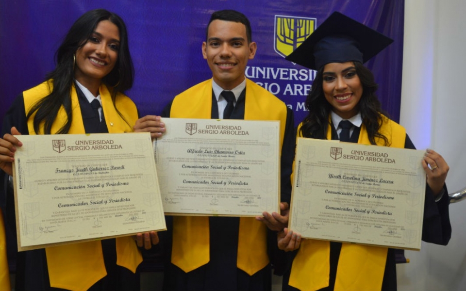 Francis Gutiérrez Parodi, Yiseth Jiménez y Alfredo Chamarro Ortiz 