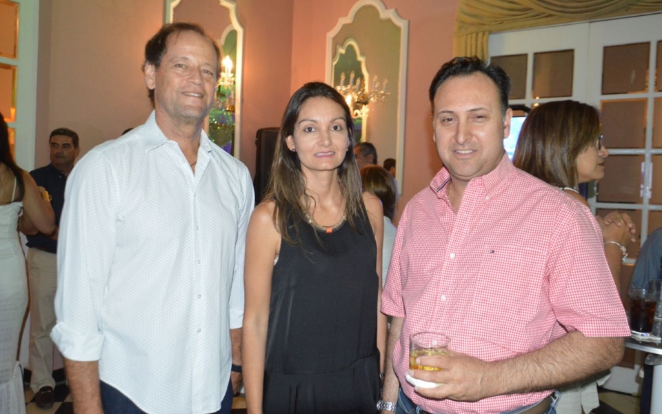 Jaime Solano, Patricia Caicedo y Juan José Olivella.