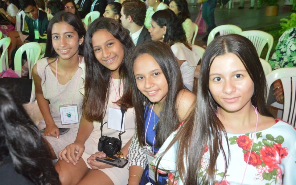 Valeria Piraquive, Marcela Collante, María Camila Linero y Juanita Álvarez